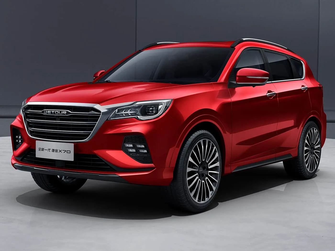 חדש לגמרי Chery Jetour X70 SUV הנעה אוטומטית Euro VI פליטת סגסוגת מתלה גג מצלמה אחורית מושבי עור