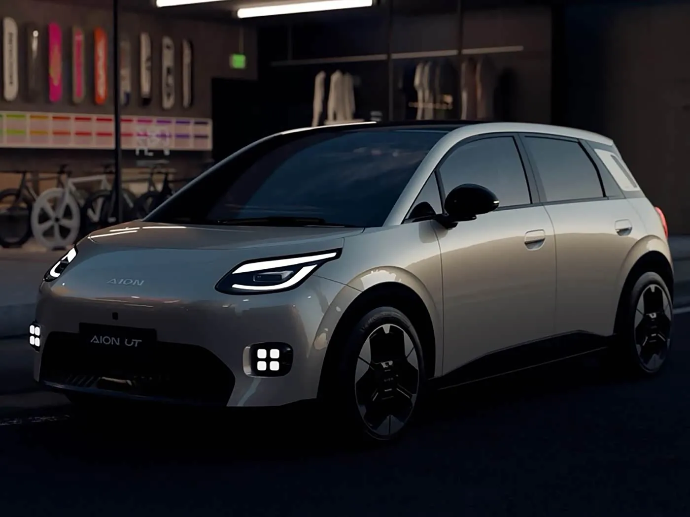 New Energy Pure Electric Mini Hatchback AION UT מכירה חמה ליתיום היבריד EV מיזם משותף של GAC מחיר נמוך