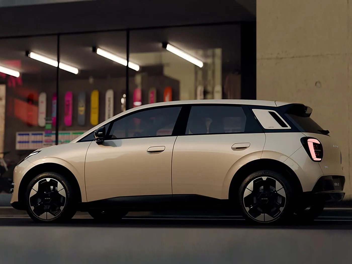 New Energy Pure Electric Mini Hatchback AION UT מכירה חמה ליתיום היבריד EV מיזם משותף של GAC מחיר נמוך