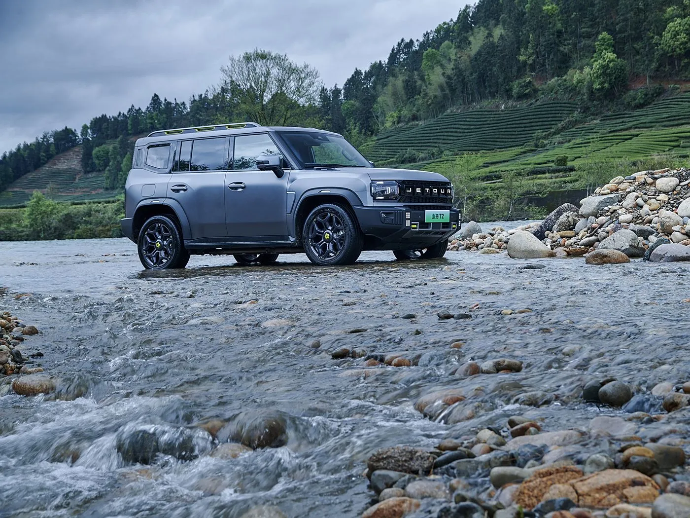 Jetour T2 SUV גרסה היברידית Euro VI אור הגעה חדש טורבו ACC תיבת הילוכים אוטומטית עור היגוי שמאלי