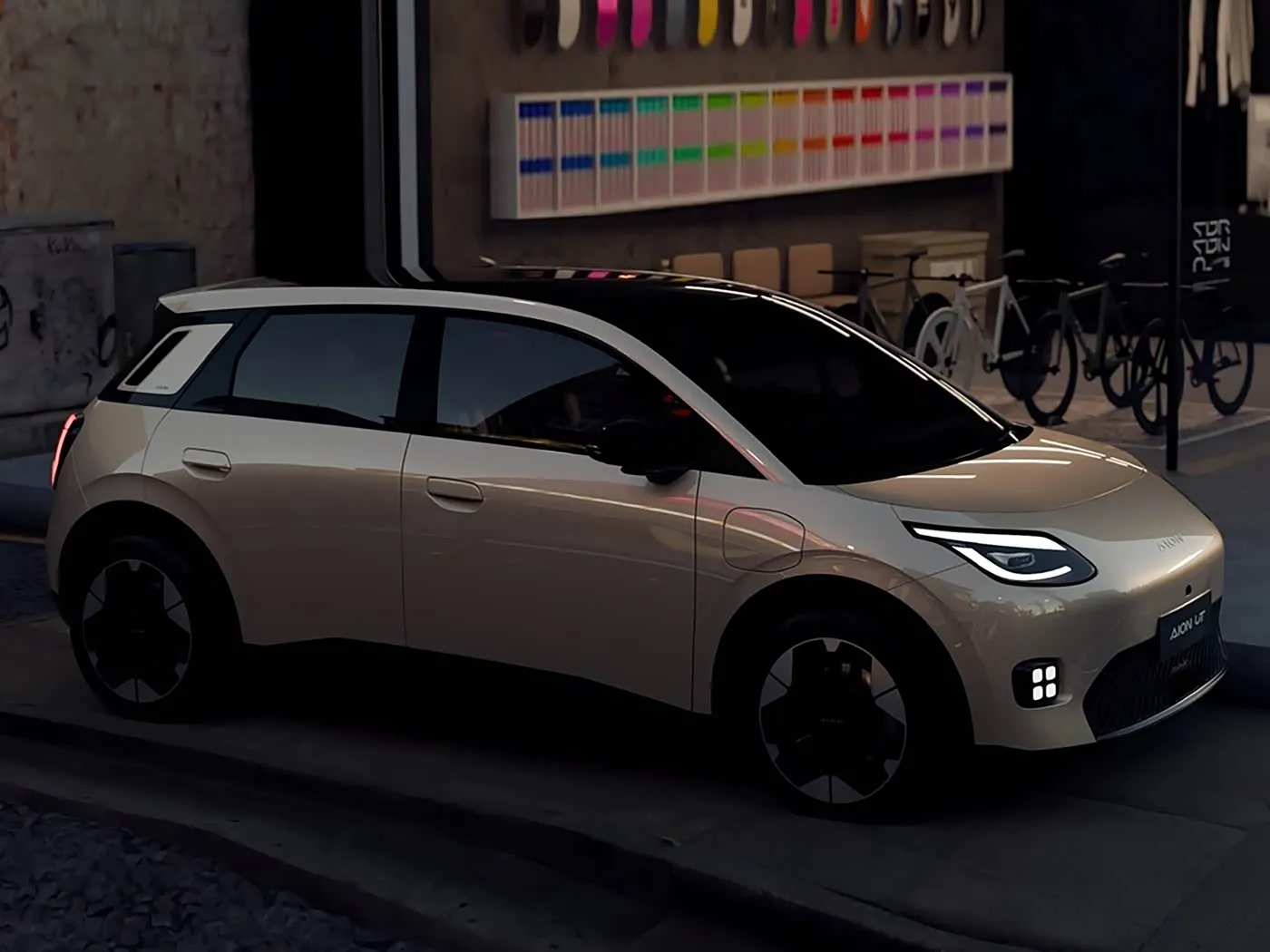 New Energy Pure Electric Mini Hatchback AION UT מכירה חמה ליתיום היבריד EV מיזם משותף של GAC מחיר נמוך