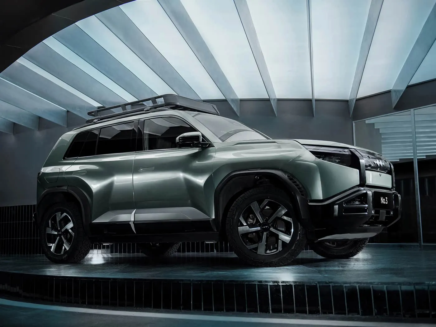 BYD Equation Leopard Titanium 3 SUV קומפקטי חשמלי טהור עם טווח CLTC של 501 ק"מ, L2 ADAS וביצועי AWD/RWD 4 דלתות ו-5 מושבים ובקרת שיוט במהירות מלאה