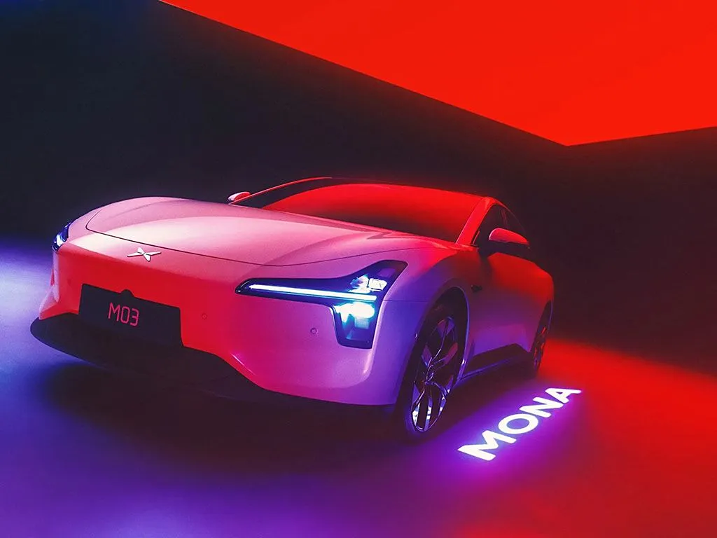 Xiaopeng 2025 Mona M03 סדאן חשמלית לטווח ארוך 515 ק"מ חדש לרכב SUV & Hatchback EV סוללת ליתיום