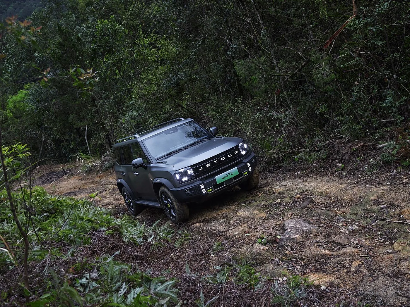 Jetour T2 SUV גרסה היברידית Euro VI אור הגעה חדש טורבו ACC תיבת הילוכים אוטומטית עור היגוי שמאלי