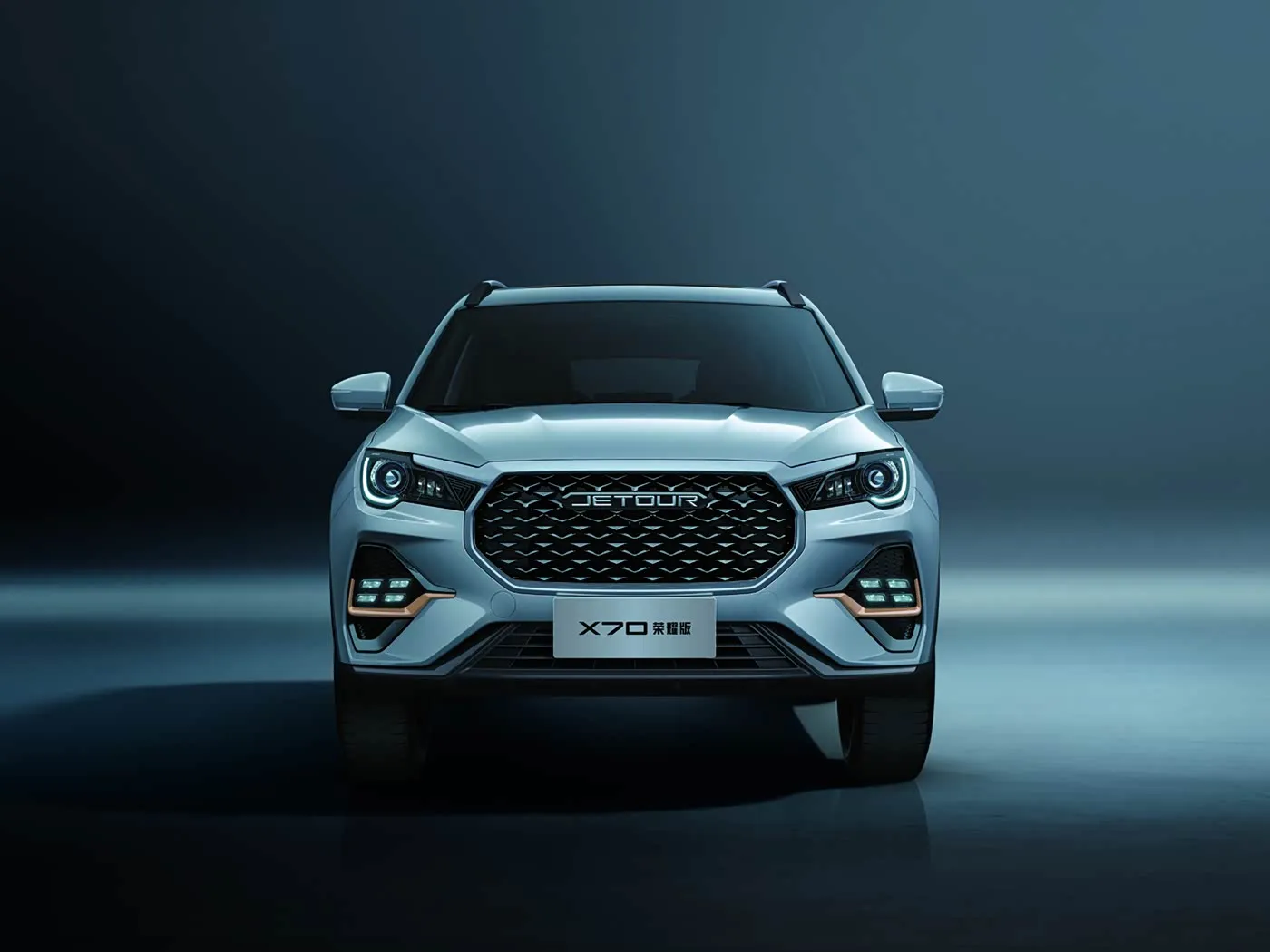 חדש לגמרי Chery Jetour X70 SUV הנעה אוטומטית Euro VI פליטת סגסוגת מתלה גג מצלמה אחורית מושבי עור